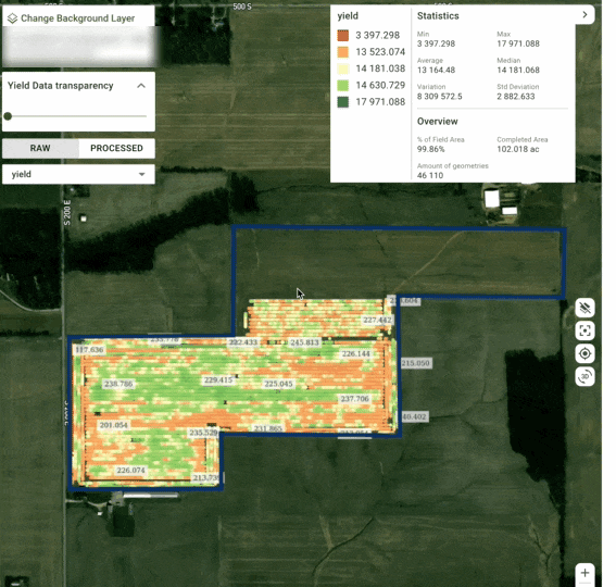 Reconstruct Partial Harvesting dataset